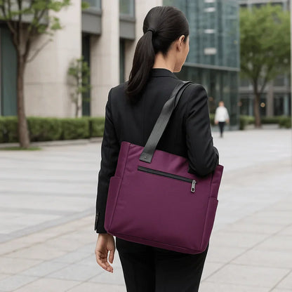 Icone™ LightweightBag: Multi-Compartment Stor Kapacitet Letvægts Taske