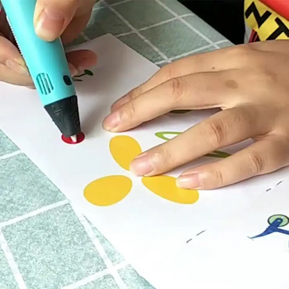 Kletshuts™ DrawingPen: Nem At Bruge DIY 3D Kreativ Tegnepen Filament Sæt
