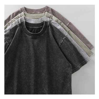 Icone™ ComfortShirt 1+1 GRATIS: Premium Komfortabel Løs Passform Vasket T-skjorte