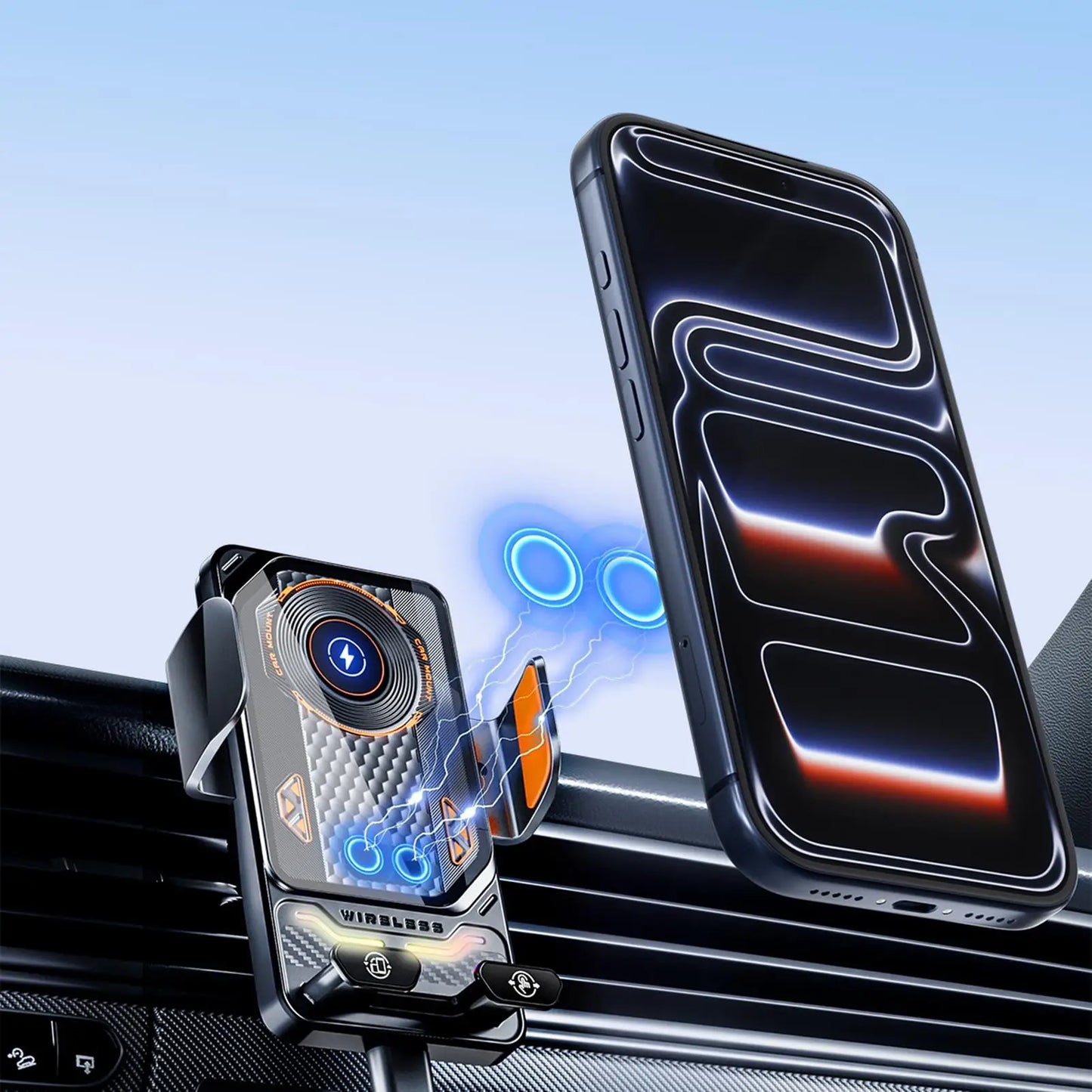 Holder360° SmartGrip - Automatisk Hurtig Rotations Smart Grip Bil Telefon Holder