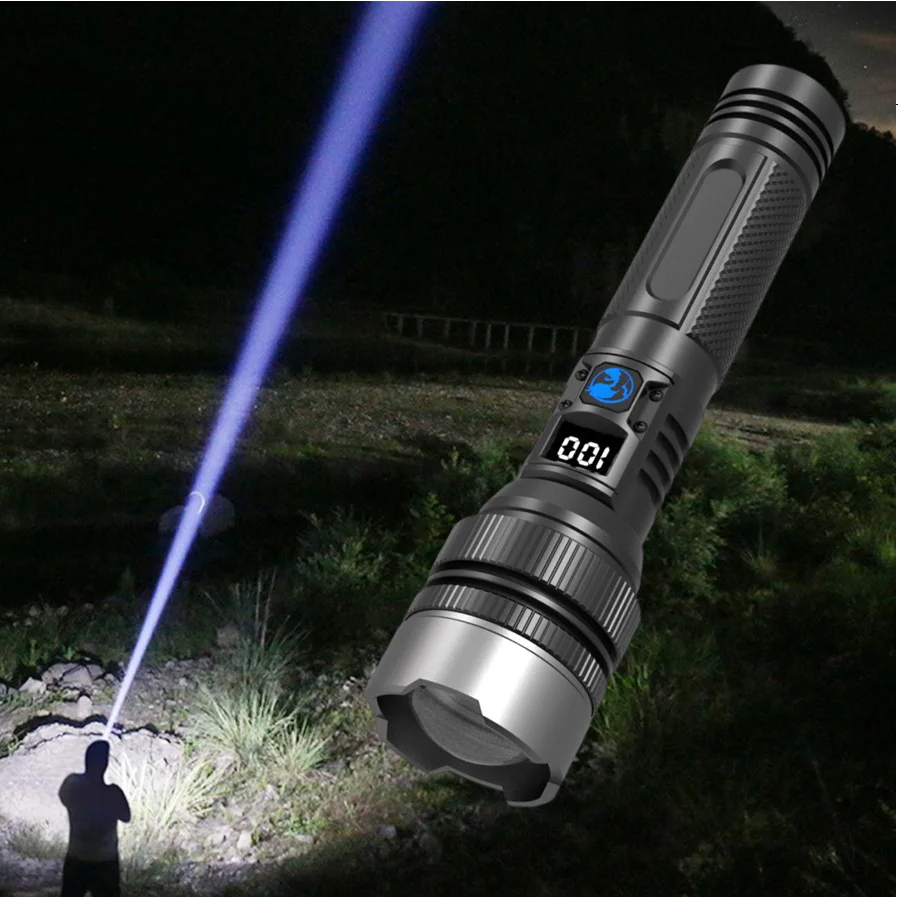 Ledsen™ AdjustableFlashlight: Ultrabright Oppladbar Lommelykt Med Justerbar Stråle