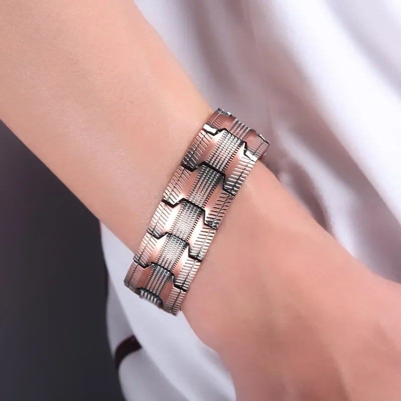 Jewelance™ MagneticBracelet 1+1 GRATIS: Premium Tre-rads Design Magnetisk Armbånd
