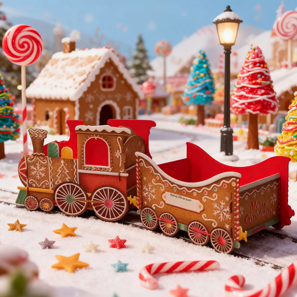 GiftTrain™ - Personliggjort Magisk Juletog-dekorasjon