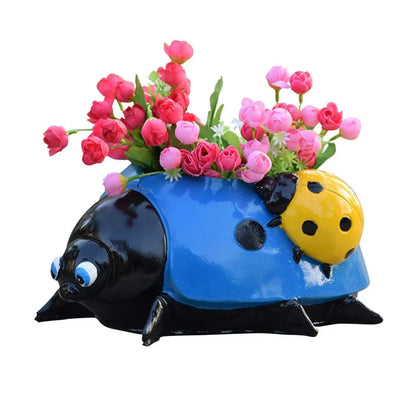 LadybugPot 1+1 GRATIS: Fargerik Marihøne Blomsterpotte
