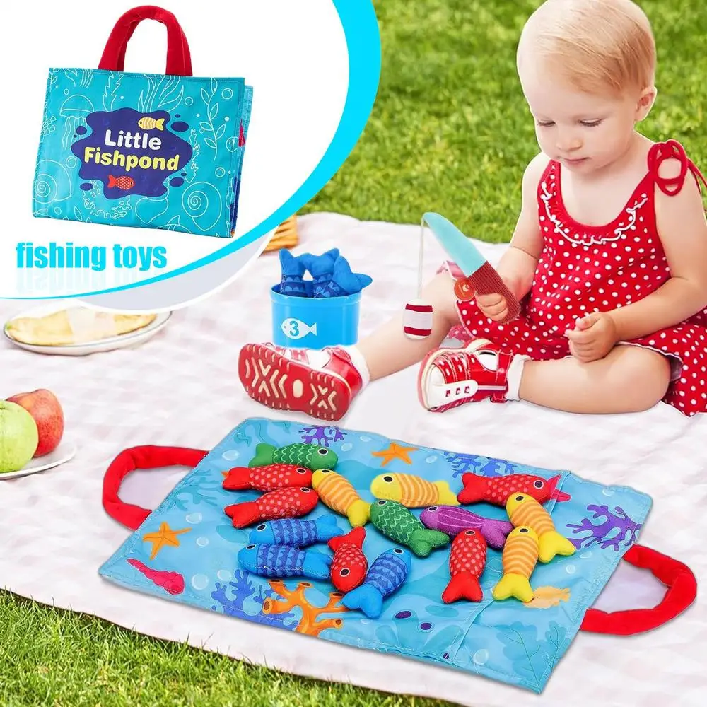 Kletshuts™ LittleFisherman: Morsomt Læringseventyr Little Fisherman Fiskesett