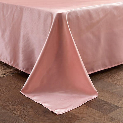 SatinSheet - Elegant Silke Glat Satin Luksuriøs Sengelagen