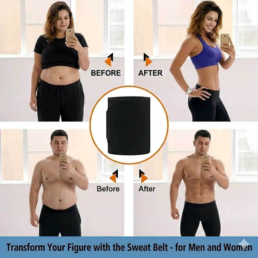 FitBelt 1+1 GRATIS: Forbrænd Fedt Sved Mere Motioner Fit Form Talje Bælte