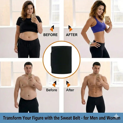 FitBelt 1+1 GRATIS: Forbrænd Fedt Sved Mere Motioner Fit Form Talje Bælte