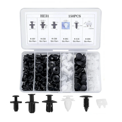 CarClips 1+1 GRATIS – Universell Bruk, Kraftig Bilreparasjonsklips