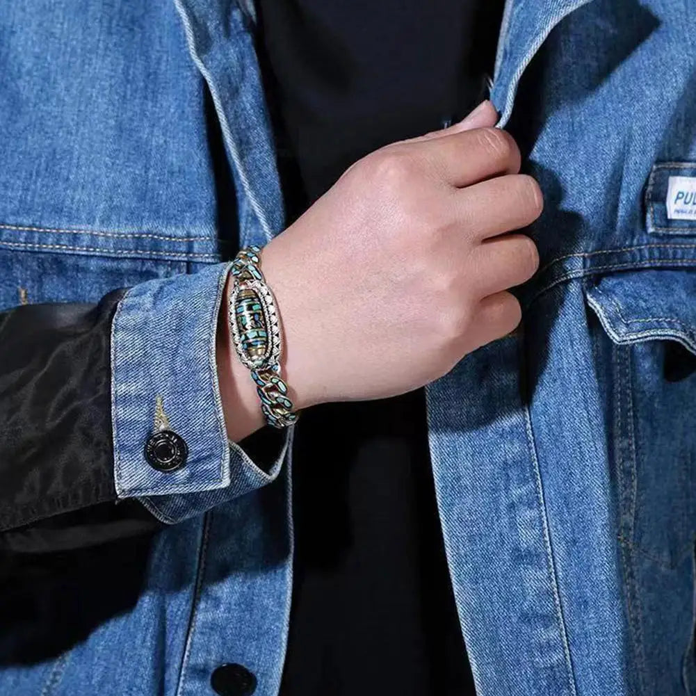 Jewelance™ MantraBracelet – Dreibart Tidløst Symbolsk Mantra-armbånd