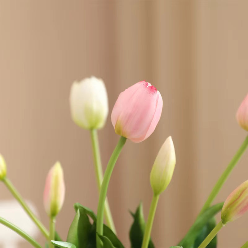 ArtificialTulips: Realistisk Skjønnhet Kunstig Blomsterdekorasjon Tulipansett