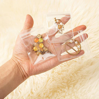 Jewelance™ JewelryBook: Transparent Smykkeoppbevaringsboksett