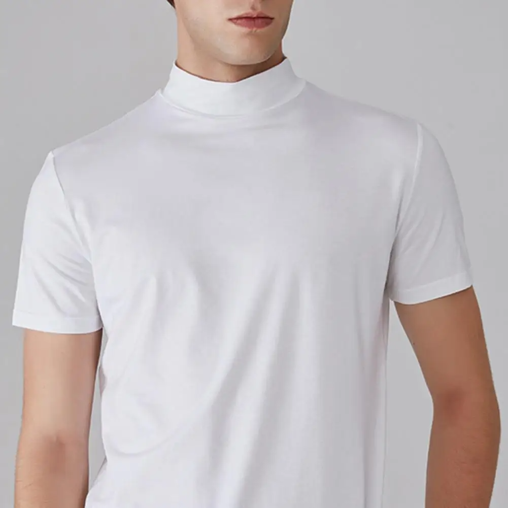 Icone™ FitShirt 1+1 GRATIS: Herre Smal Passform Høy Hals Avslappet Skjorte