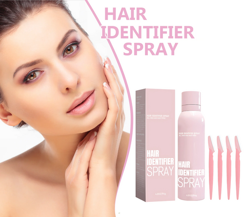 HairIdentifier 1+1 GRATIS: Enkel Å Bruke Ansiktshåridentifikasjonsspray Med Barberhøvler