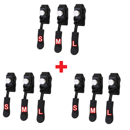 ZipperPull 1+2 Sett GRATIS - Enkel Fix Multi-Bruk Glidelås Erstatning Avtagbart Trekk Grep