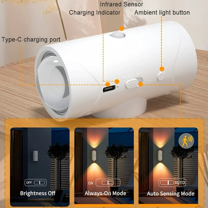 Ledsen™ SensorLight 1+1 GRATIS: Smart Motion Væg-Monter LED Sensor Lys