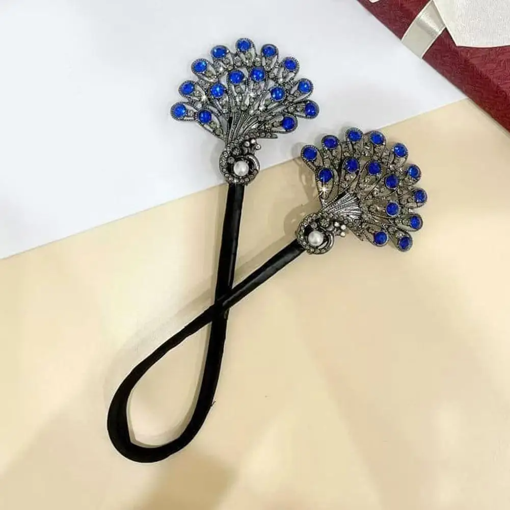 Rose® HairTie 1+1 GRATIS: Stilfull Hårbånd Elegant Vintage Krystall Hestehale Twist Holder