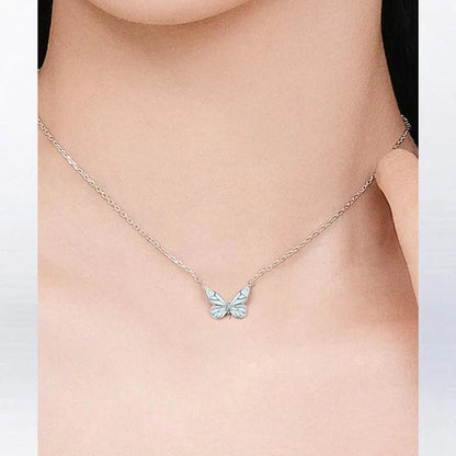 Jewelance™ GlowingButterfly 1+1 GRATIS: Mote Glødende Sommerfugl Halskjede Og Armbånd Sett