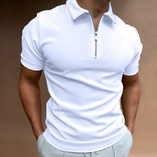 Icone™ ZippedPolo: Klassisk passform Stilfull glidelås-polo