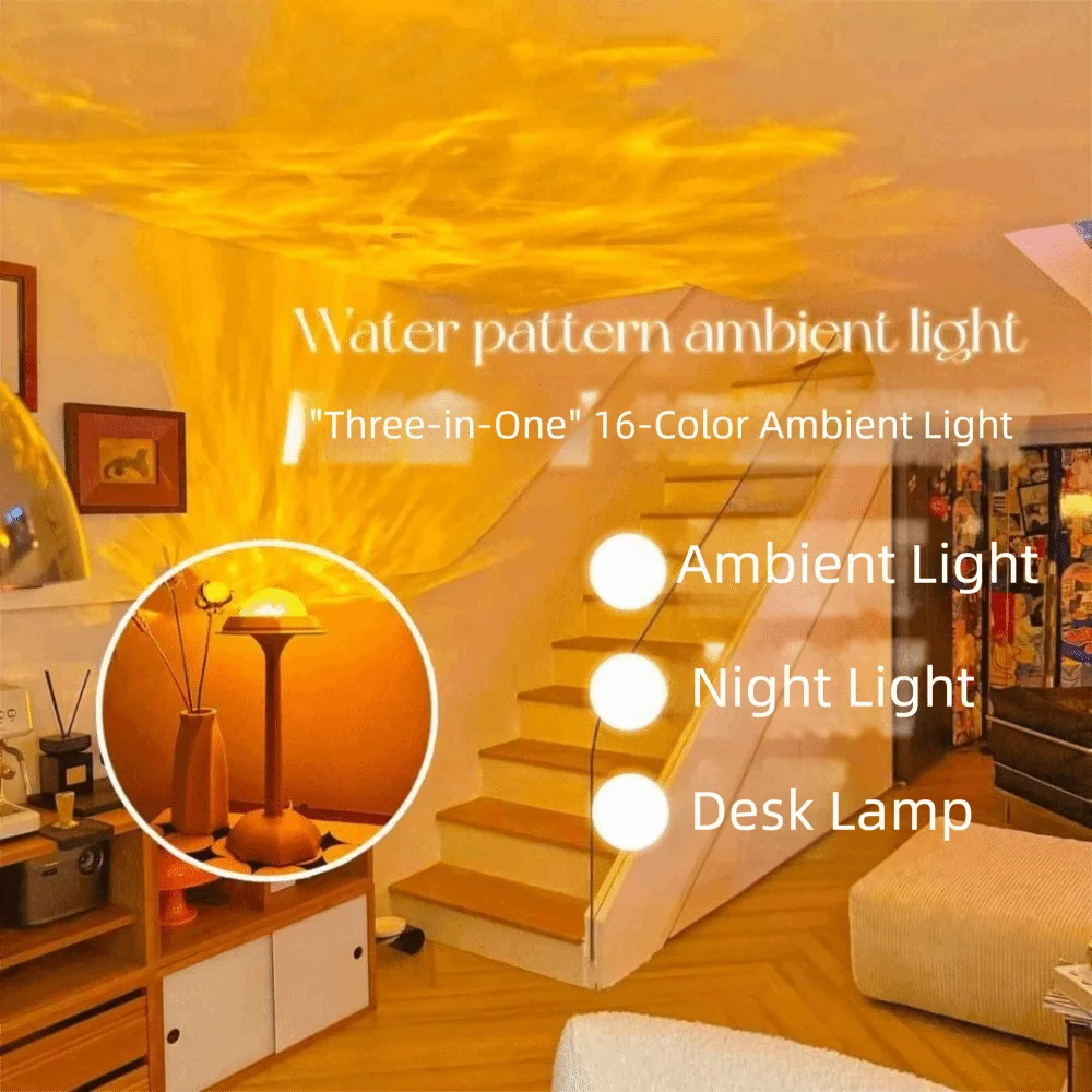 Ledsen™ MagicalLamp: Elegant LED Vanneffekt Ambient Magisk Lampe