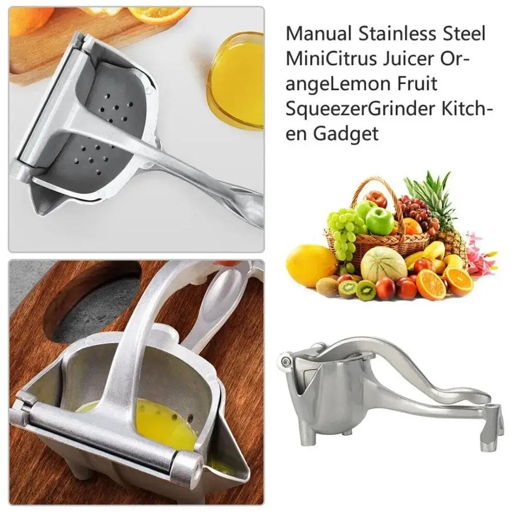 Globetrek° ManualJuicer: Premium Aluminium Hånd Presse Frisk Frugt Manuel Juicer
