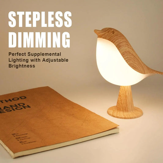 Ledsen™ BirdLamp - Bærbar Fjernstyrt LED Nattlys Sengekanten Fugl Lampe