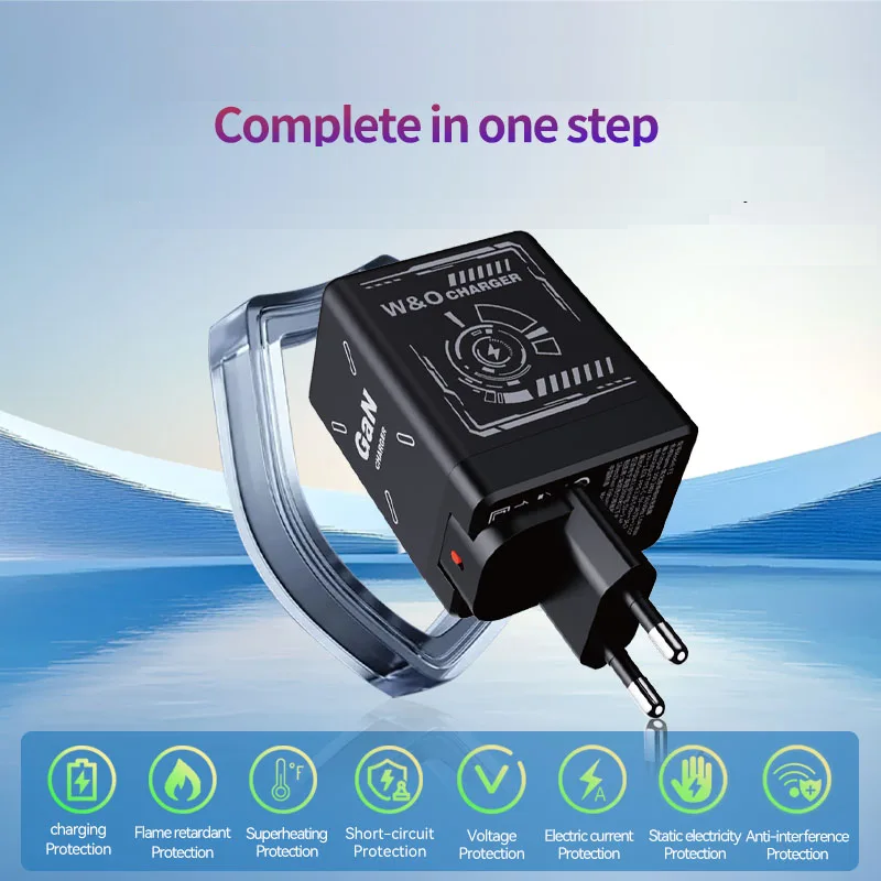 DualCharger: Rask Lading Dobbelt Uttrekkbar Kabel Reiselader