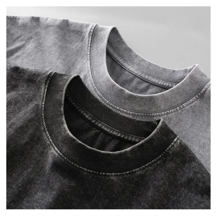 Icone™ ComfortShirt 1+1 GRATIS: Premium Komfortabel Løs Passform Vasket T-skjorte