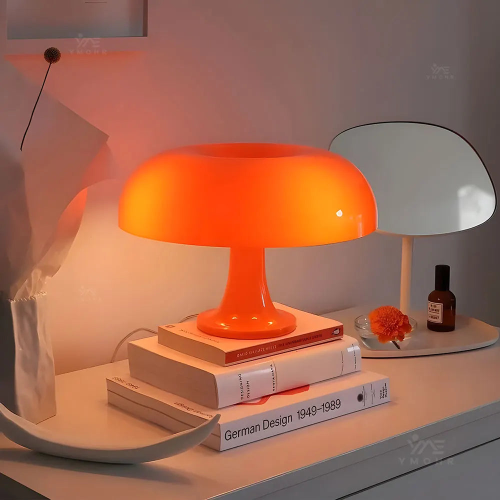 Ledsen™ MushroomLamp: Minimalistisk Dekorativ Bordsvampe Lampe