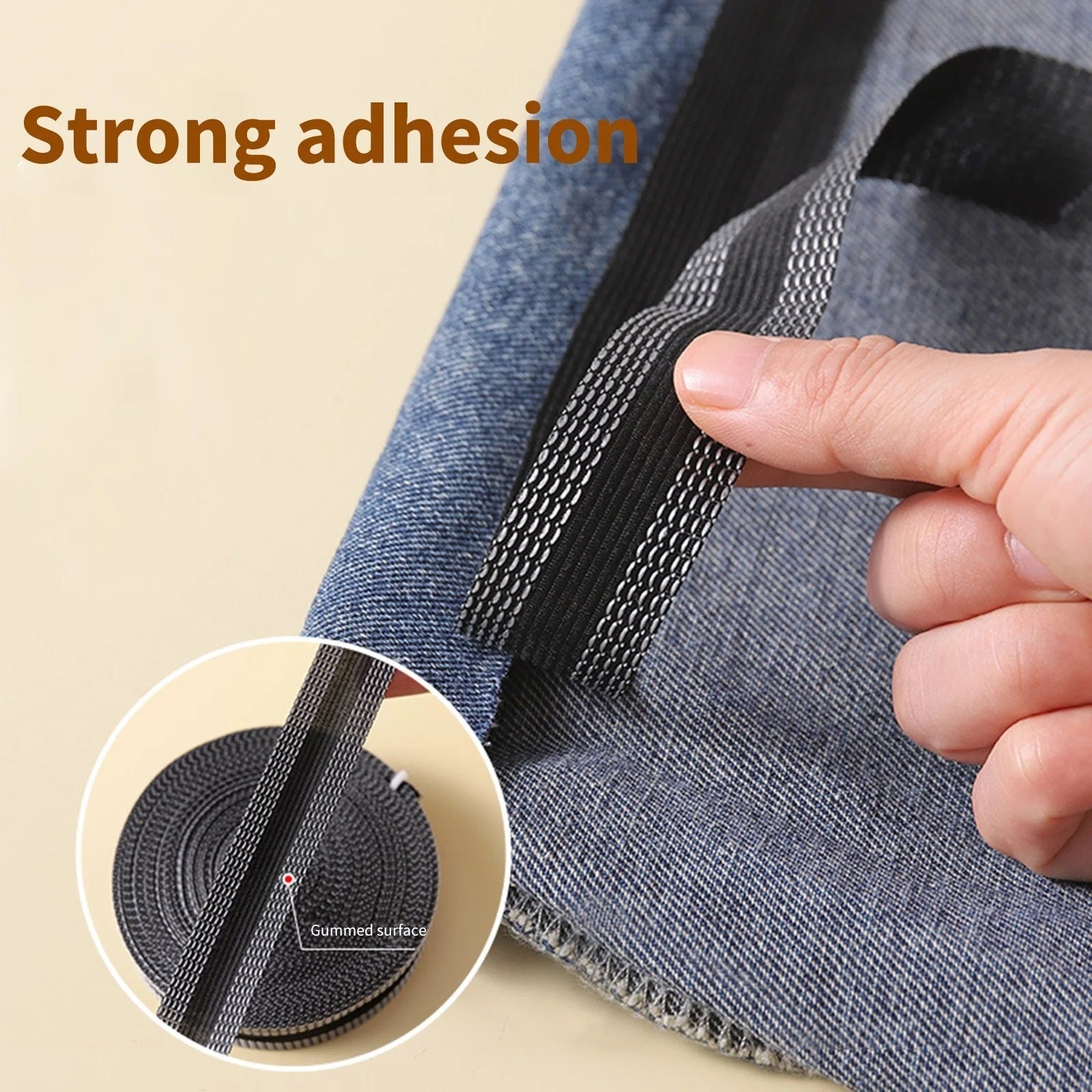 Icone™ ShorteningTape: 5M Selvklebende Bukseforkortningstape