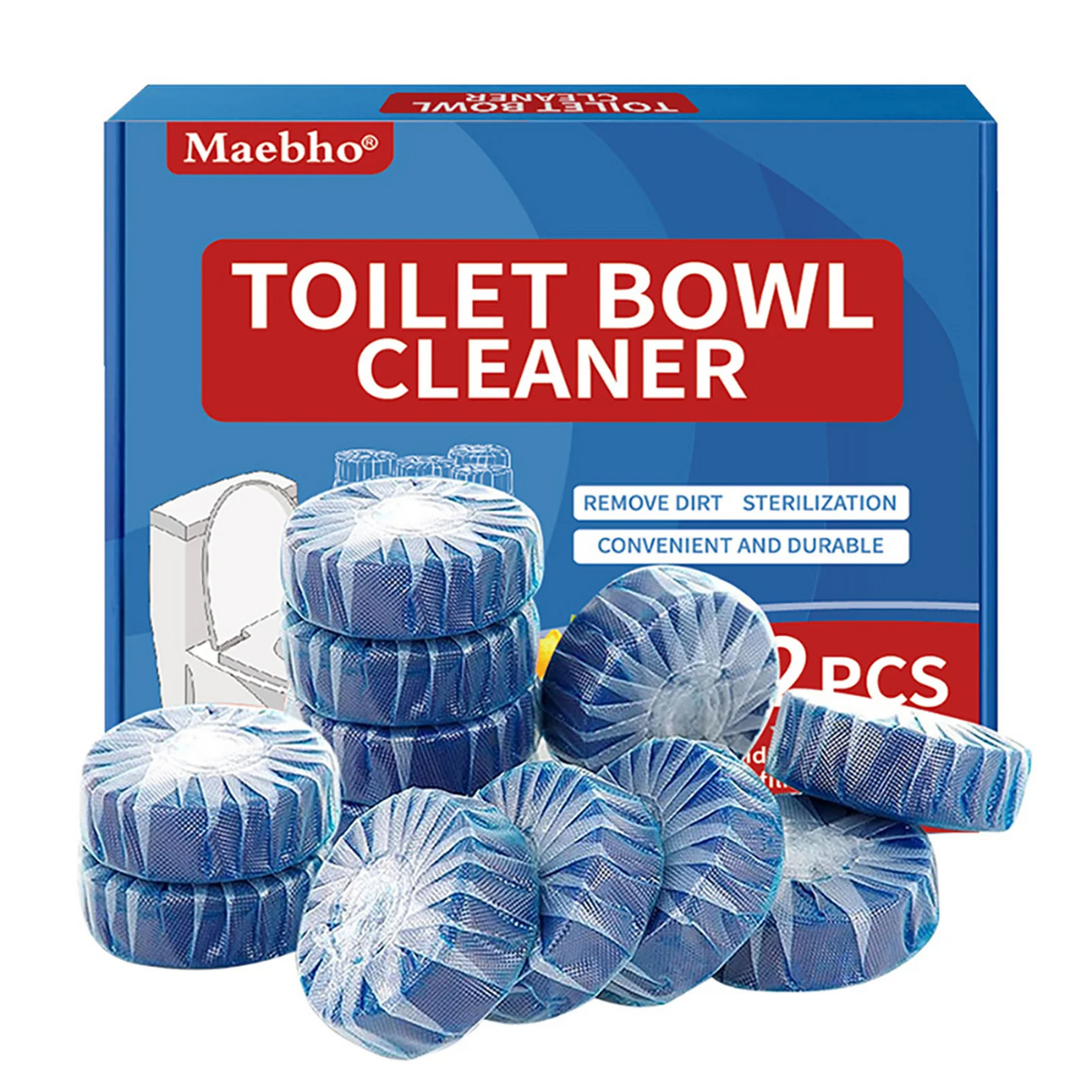 Cleaner Pro° ToiletTablets: Automatiske Drop-in Toalettrenstabletter