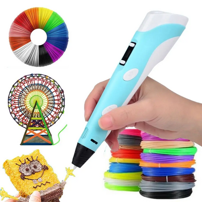 Kletshuts™ DrawingPen: Nem At Bruge DIY 3D Kreativ Tegnepen Filament Sæt