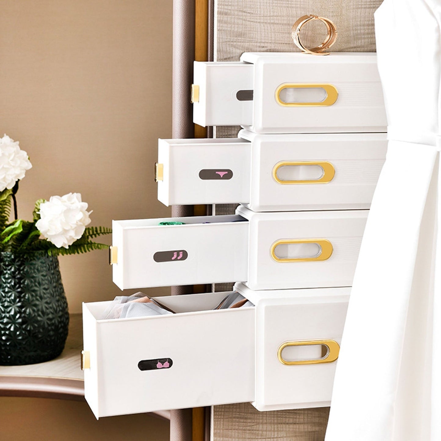 UltiFurni® InvisibleDrawers - Veggmontert Usynlig Skuffeorganisator
