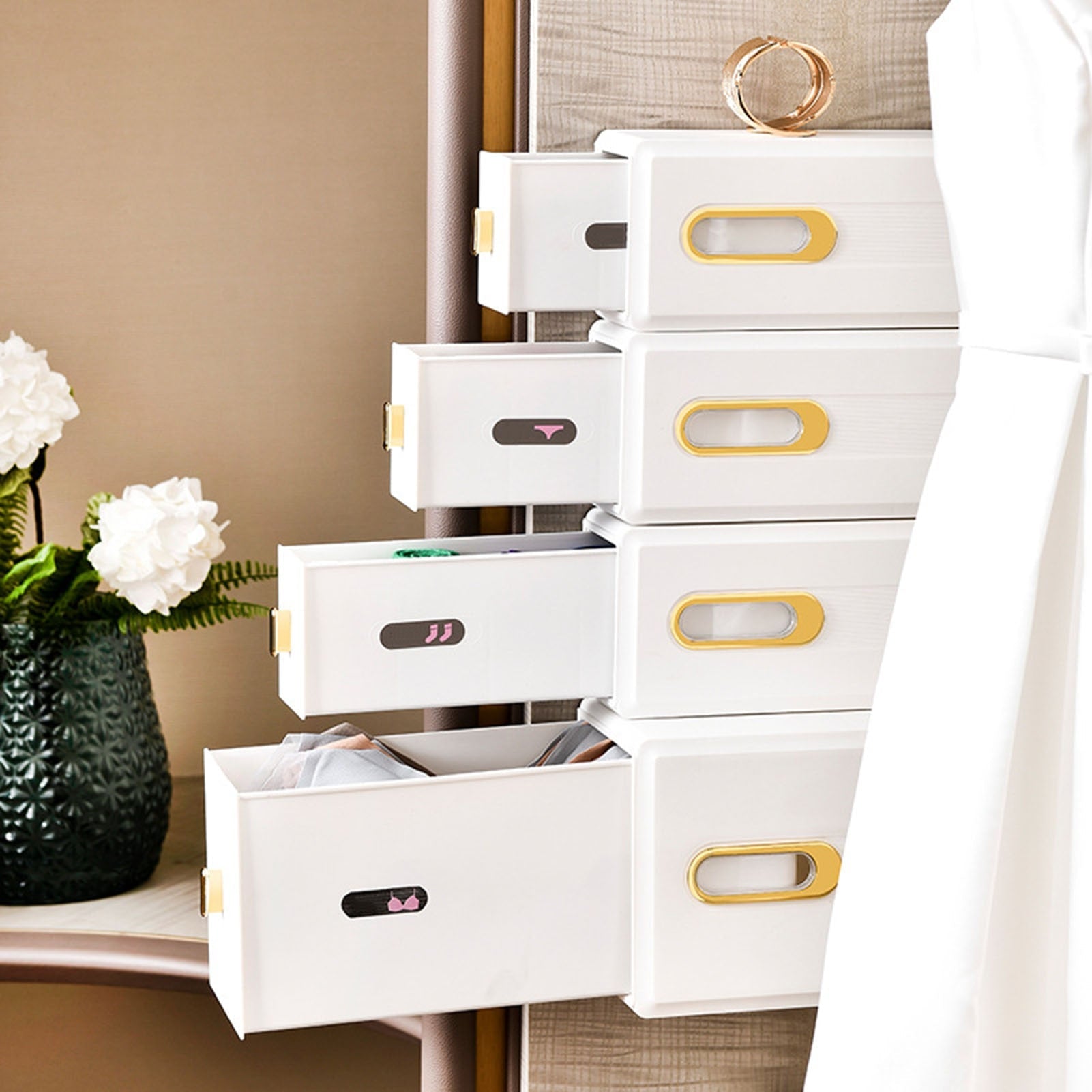 UltiFurni® InvisibleDrawers - Veggmontert Usynlig Skuffeorganisator