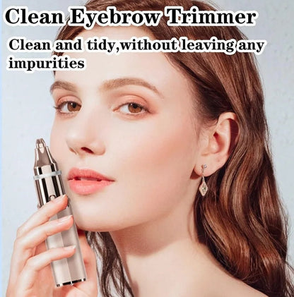 HairTrimmer - 2 i 1 Elektrisk Øyenbryn Og Ansiktshårtrimmer
