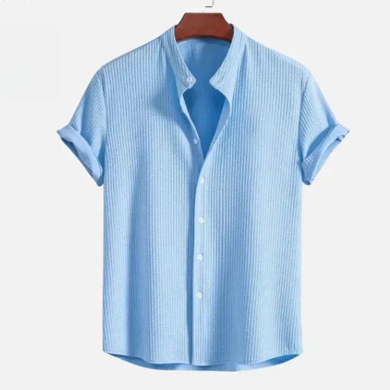 Icone™ CasualShirt: Casual Åndbar Letvægts Sommer Komfort Stil Skjorte