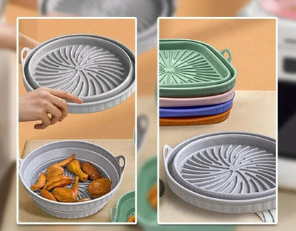 Globetrek° SiliconePan 1+1 GRATIS: Gjenbrukbar Airfryer Silikonform