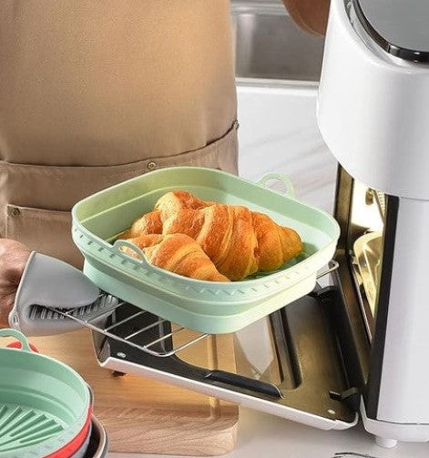 Globetrek° SiliconePan 1+1 GRATIS: Gjenbrukbar Airfryer Silikonform