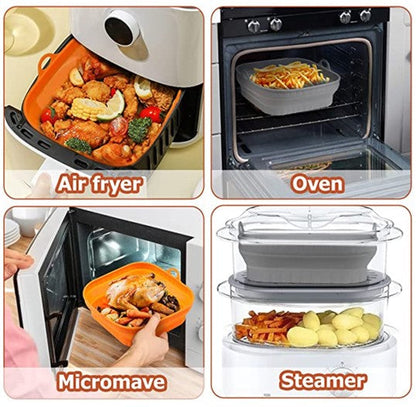 Globetrek° SiliconePan 1+1 GRATIS: Gjenbrukbar Airfryer Silikonform
