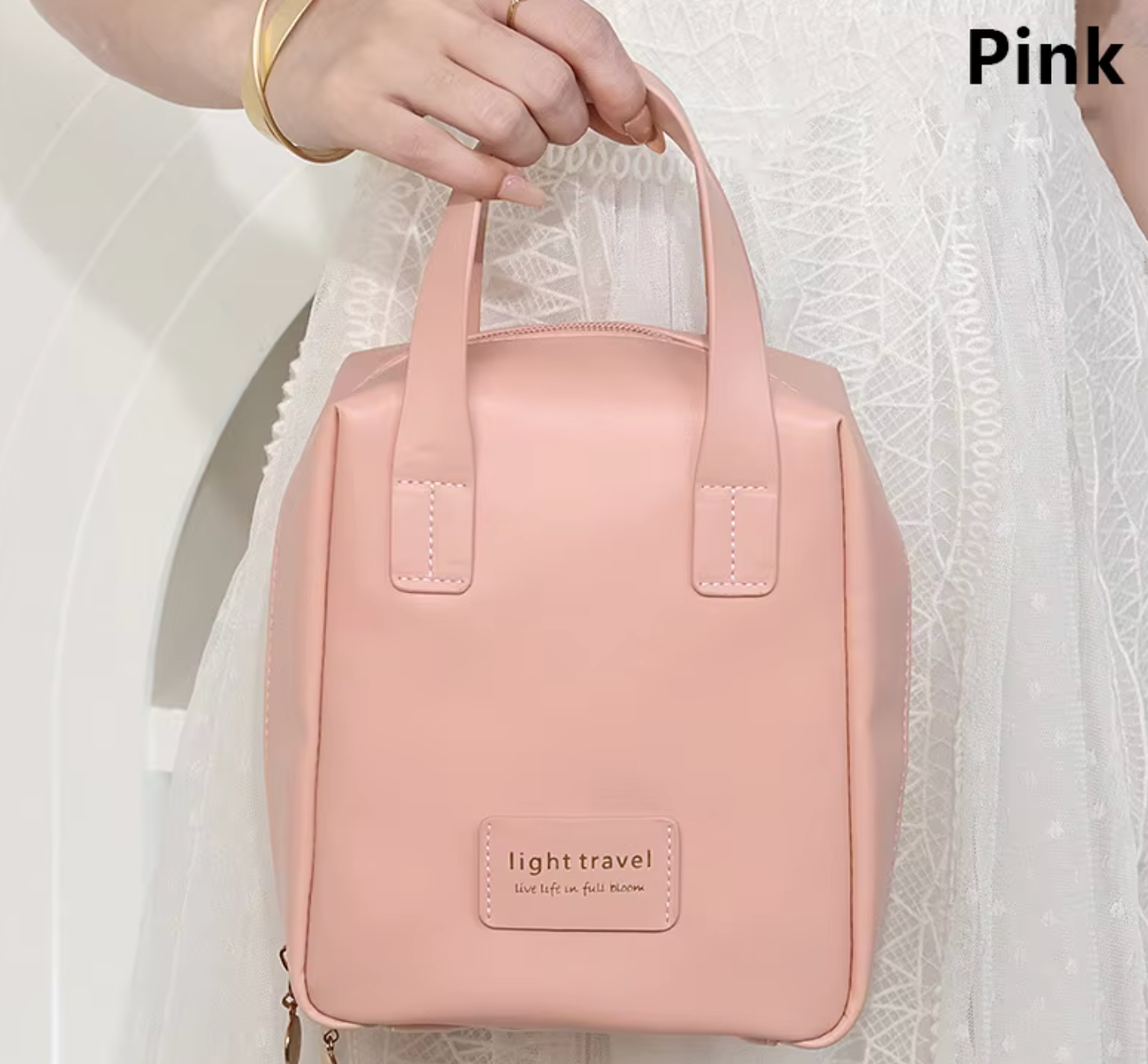 Icone™ MakeupBag: Multifunksjonell Utvidbar Sminkepung