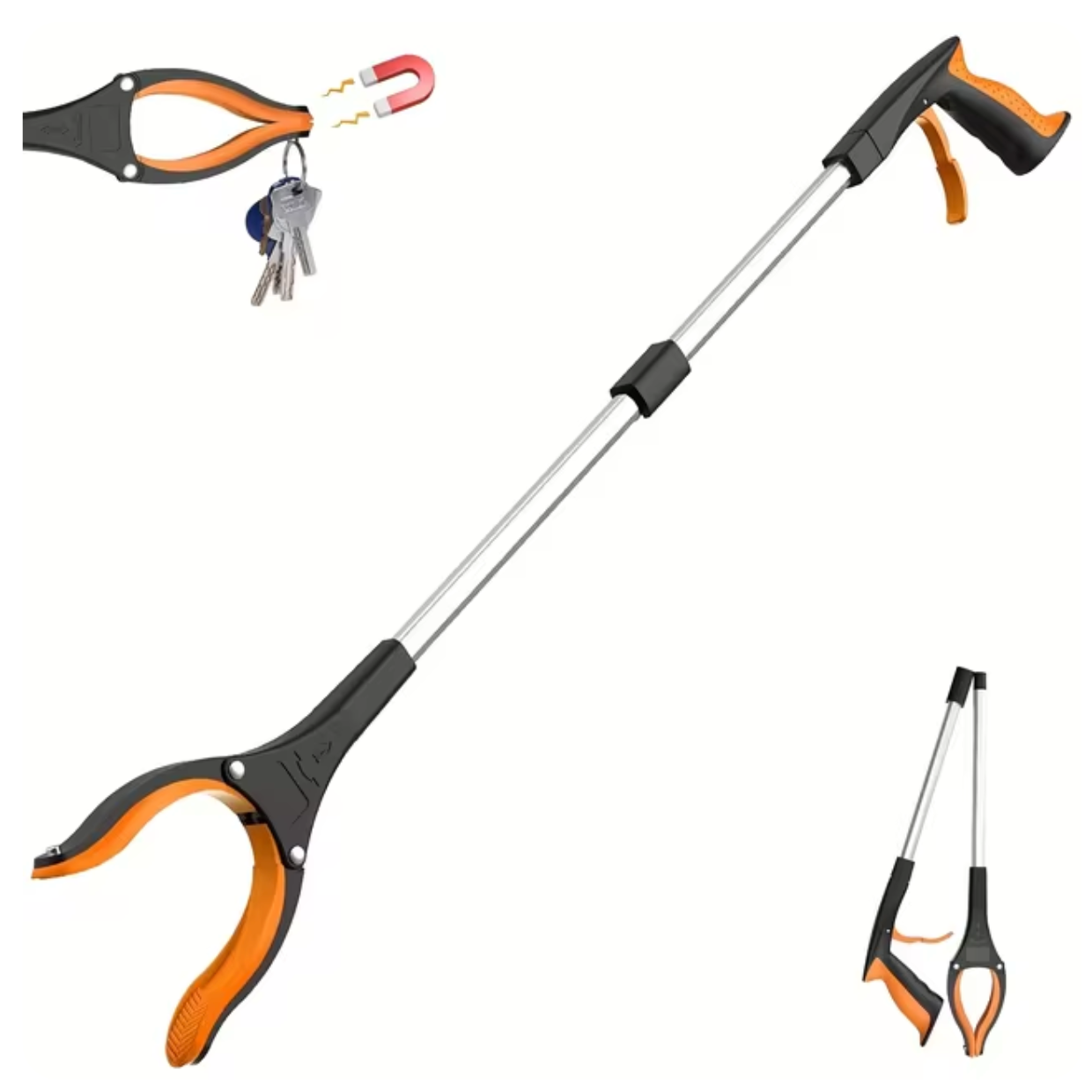 FoldablePicker - Sammenleggbar klype med 360° roterende plukker