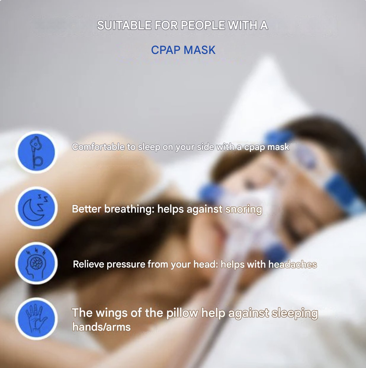 CurvePillow - Myk Ergonomisk Kurvepute