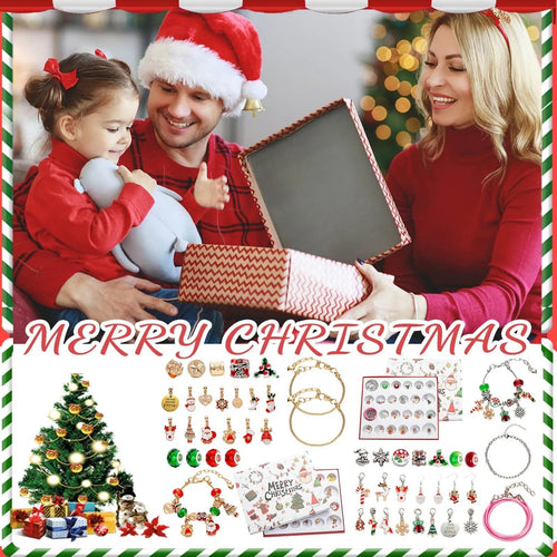 Jewelance™ BraceletCalendar: DIY Jule Adventskalender Armbånd Charm Sett