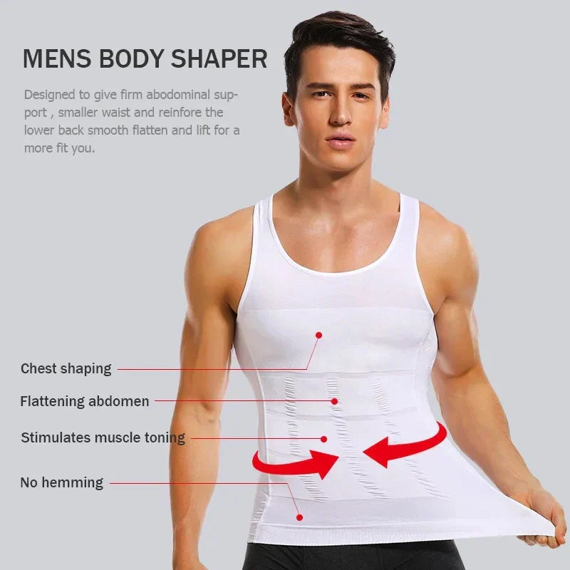 Icone™ BodyShaper 1+1 GRATIS - Menns Stilige Slanke Kroppsformende Tanktopp
