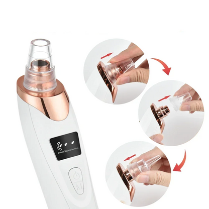 PoreRemover: Oppladbart Smart Kit for Fjerning av Hudormer, Hvite Hudormer og Porer