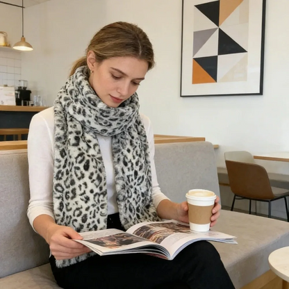 Icone™ PocketScarf: Stilfullt vinterhalstørkle med gjennomtrekk og lomme