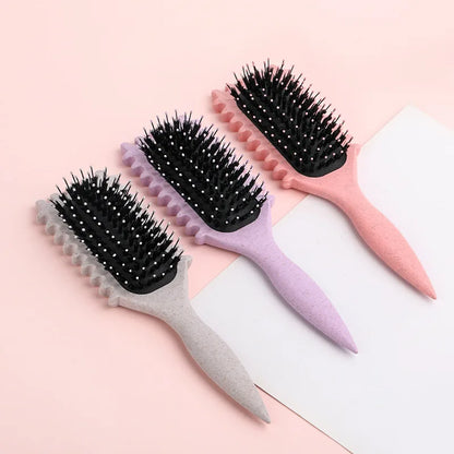Rose® CurlBrush 1+1 GRATIS: Anti-Frizz Børster Hårstyling Krøllebørste