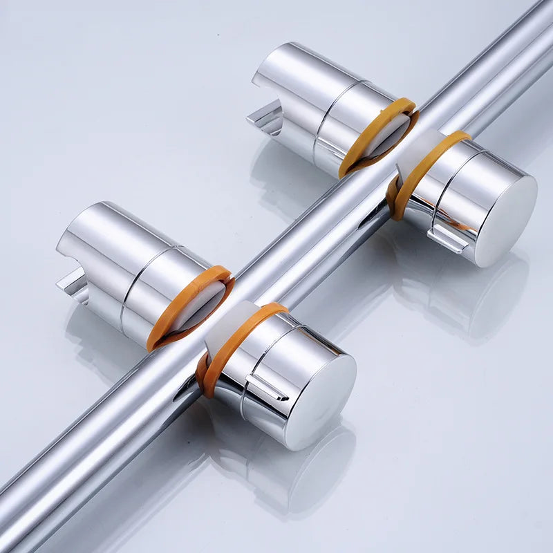 GlideHold® ShowerHolder 1+1 GRATIS: Universal Fit Enkelt-Justerbar Dusjholder Brakett