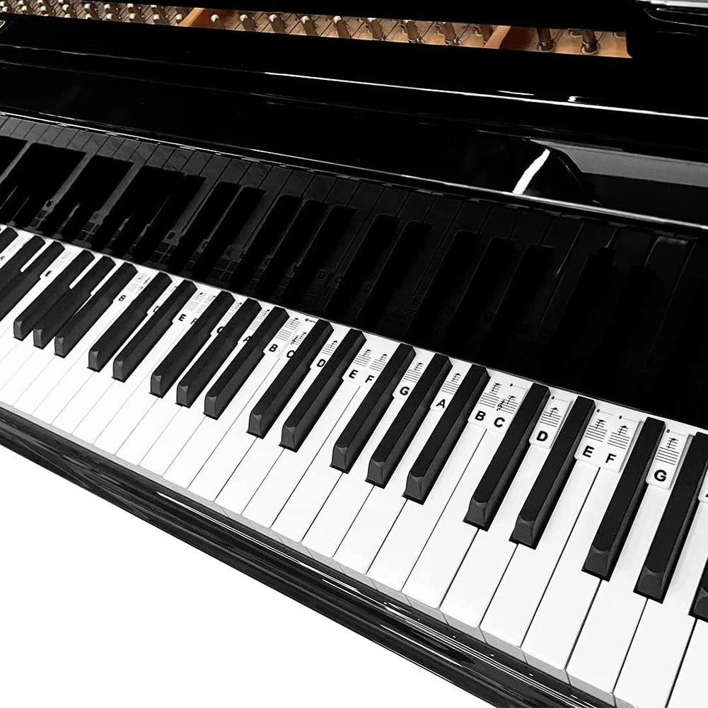 KeyboardLabel - Avtakbar Piano og Tastatur Silikonetikett