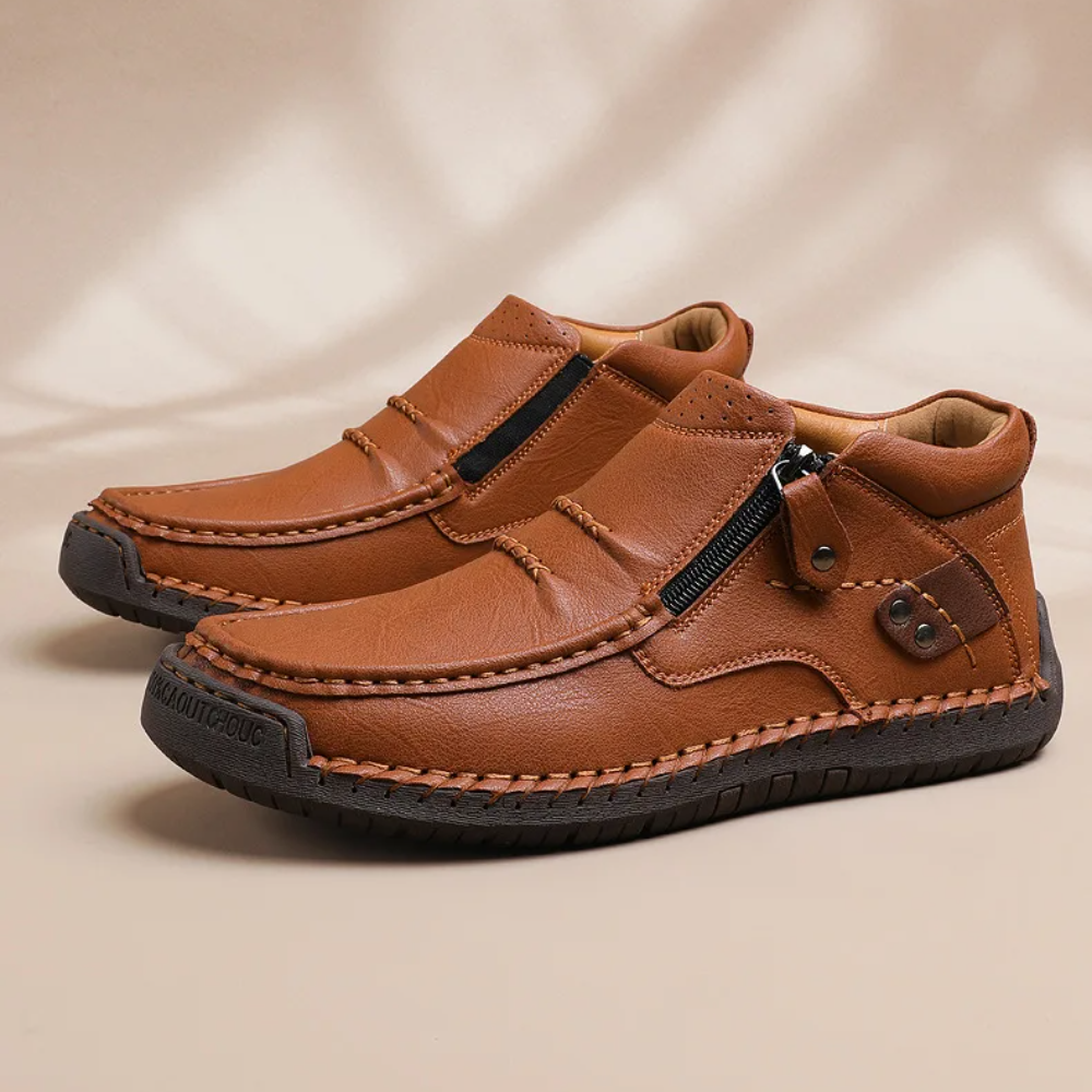 Happy™ ClassyBoots: Menns Stilfulle Lette Slip-On Retro Elegante Støvler